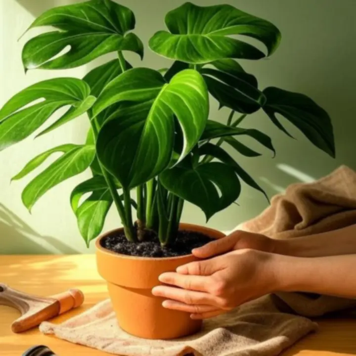 Zdrowe rośliny domowe w eleganckim wnętrzu