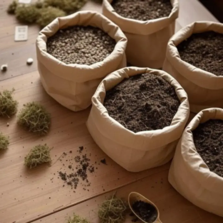 Organiczne mieszanki glebowe i bio-nawozy w kompostowalnych opakowaniach